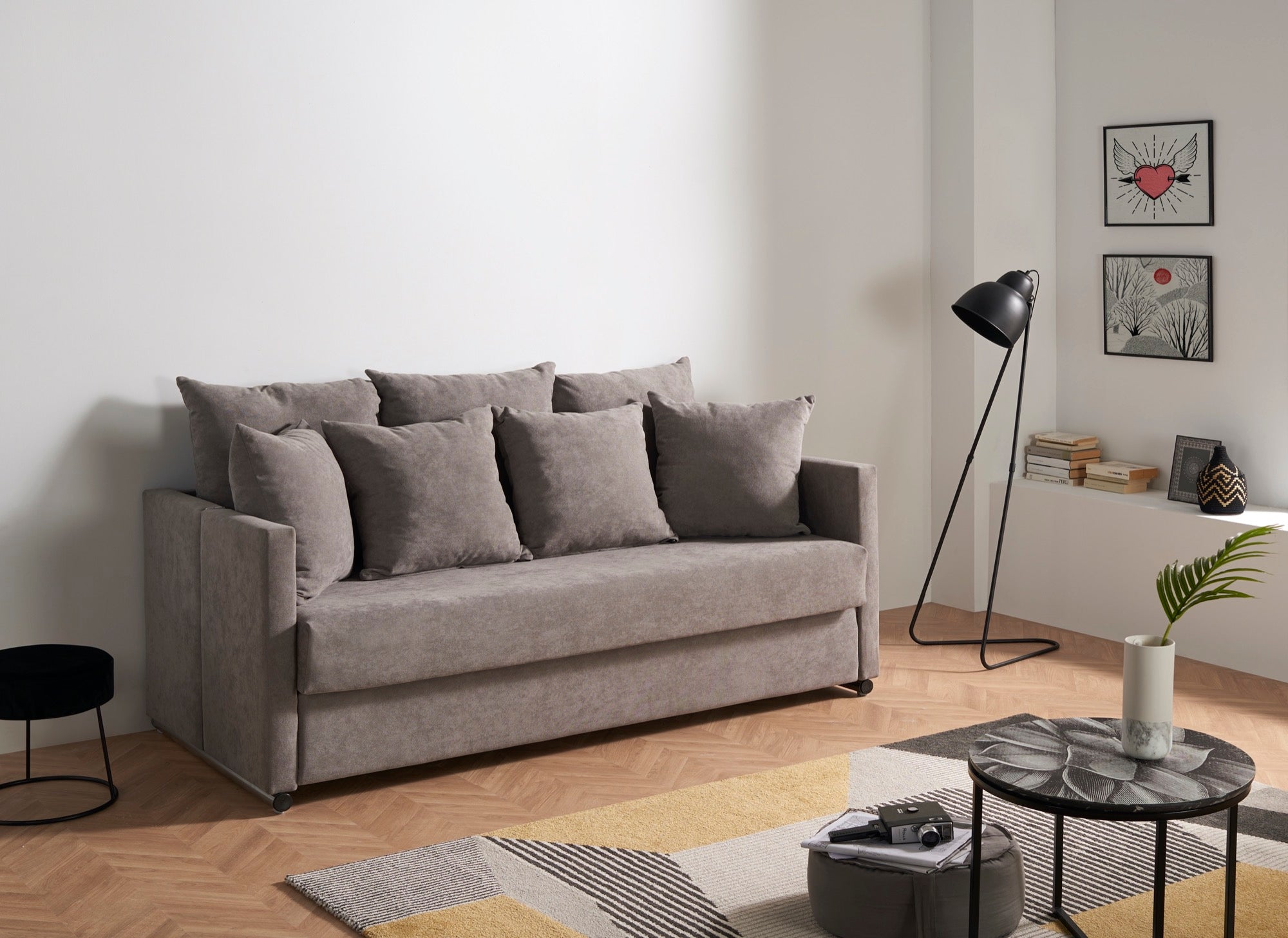 Miami 3 seater sofa bed discount